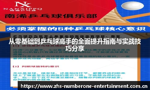 从零基础到乒乓球高手的全面提升指南与实战技巧分享